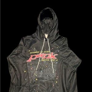 NWT Size M men’s Sp5der Hoodie Pink! Never mind the spider here’s the slime